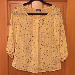 Yellow Papermoon Blouse